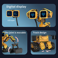 Juego de Bloques de Construcción de Vehículos de Ingeniería Versátiles con Control Remoto 5 en 1, Juguete de Bloques de Construcción de Vehículos de Ingeniería Programable STEM