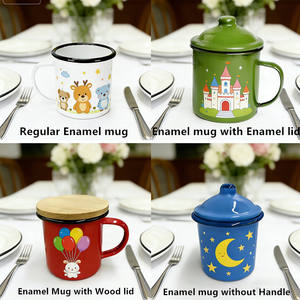 แก้ว<span class=keywords><strong>ก</strong></span>าแฟ/เบียร์/ชาเคลือบสีขาวเขียวแดงดำลายจุด พกพาสะดว<span class=keywords><strong>ก</strong></span>สำหรับตั้งแคมป์ปิกนิ<span class=keywords><strong>ก</strong></span><span class=keywords><strong>ก</strong></span>ลางแจ้ง พร้อมขอบสี<span class=keywords><strong>ดำ</strong></span> สามารถสกรีนโลโ<span class=keywords><strong>ก</strong></span>้ได้ - Product Image 5