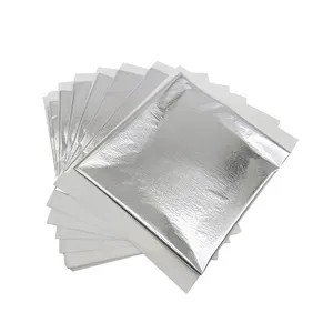 14*14cm Taiwan Imitation Feuille D'argent Papier pour Meubles Plafond Dorure Ongles Art Décoration Peinture Feuille D'or feuilles