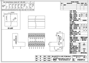KF2EDGRTM-3.81 Pitch Plug-in <b>Terminal</b> Block Double Row With Flange Mount 300V 10A Copper Contacts 21-30 AWG 21-30 Contacts - Product Image 4