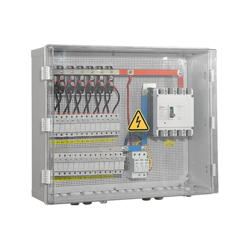 Kinee kotak kombinasi Solar, kotak kombinasi solar dc ac pv dengan 4 senar pv dc