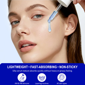 Sérum Rénovateur Facial Sans Démêllement au Bakuchiol et GHK-Cu – Lissage Sans Irritation, Revitalisant, Peptide de Cuivre Avancé pour une Peau Rénovée - Product Image 5