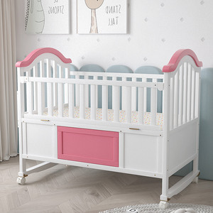 Culla in Legno Multifunzionale per Neonati, Lettino Singolo per Bambini Disponibile in Magazzino - Product Image 5