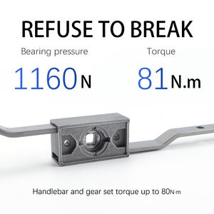 Kete MS840 Heavy Duty <strong>Electrical</strong> Box/Cabinet <strong>Door</strong> Lock Swing Handle <strong>Latch</strong> 3-Point Connecting Rod for Outdoor <strong>Panel</strong> Control - Product Image 4