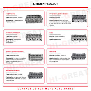 Culata de motor EP6CDT, conjunto de culata 967836981A para Peugeot <span class=keywords><strong>Mini</strong></span> Cooper Citroen, sistemas de motor automático - Product Image 5