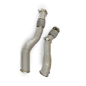 Fabrication professionnelle de tuyaux d'<span class=keywords><strong>échappement</strong></span> haute performance pour BMW X3M X4M F97 F98 3.0T 2019-2023 - Product Image 2