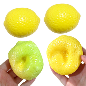 Juguete Antiestrés de Silicona con Forma de Limón que Cambia de Color, Hecho a Mano, Crujiente, ASMR, Unisex, para Aliviar el Estrés - Product Image 2
