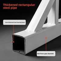 Banc de musculation professionnel en acier avec protection automatique pour la musculation, la compétition de powerlifting et l'entraînement de la poitrine