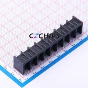 DBT50-8.25-9P-BK-P Barrier Terminal Block Through hole Component (THT),P=8.25mm Connector Three Sides 8.25mm 1x9P Edge Pin - Product Image 2