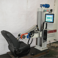 Banc d'essai de résistance et de durabilité du dossier de siège de voiture multifonction, machine d'essai de fatigue statique pour le coulissant du repose-tête inclinable