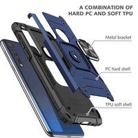 Coque magnétique pour téléphone en TPU, avec anneau de support Unique, étui pour Motorola One Macro / G8 Plus /Play, accessoire