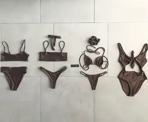 OEM Custom Swimwear Manufacturer Reversible Italian Bikinis Womens Sexy Extreme Swimsuit Brazilian Bikini Bottom
