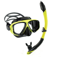 Nouveau design, lunettes de plongée anti-buée, équipement de plongée libre, ensemble de plongée avec tuba, équipement de plongée sous-marine, masque de plongée, ensemble de tuba à embout sec
