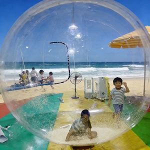 Carpa Burbuja Inflable Portátil <span class=keywords><strong>Airfun</strong></span>, Domo Transparente de PVC para Niños, Cumpleaños, Campamentos al Aire Libre, Eventos, Impermeable para las Cuatro Estaciones - Product Image 5