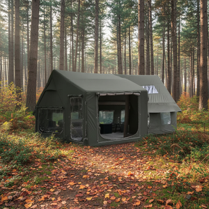 Tente de camping familiale gonflable personnalisable 4 saisons, spacieuse, 1 chambre, 1 séjour, pour l'extérieur - Product Image 2