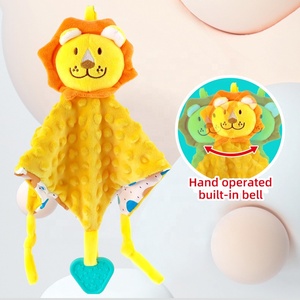 Samtoy Newborn Sleeping Beruhigendes Plüsch tier Puppenspiel zeug Soft Blanket Comfort Cartoon Lion Baby Beruhigendes Handtuch für 1-24 Monate - Product Image 1
