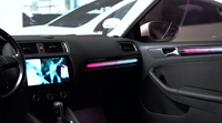 ICarsin pour VW Jetta 6 MK6 2011-2017 Europe, éclairage d'ambiance style OEM, panneau de garniture Symphony, accessoires de mise à niveau de l'éclairage LED intérieur