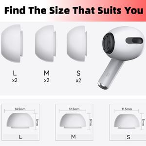 Сменные силиконовые вкладыши для наушников Air pods Pro 3 GEN с шумоподавлением и пылезащитным экраном (S/ <span class=keywords><strong>M</strong></span>/ L) - Product Image 3