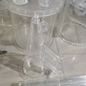 Composants de tubes acryliques TOMATO OEM pour le traitement de l'eau : usinage CNC de brides acryliques, fabrication PMMA, traitement de fils sur mesure - Product Image 5