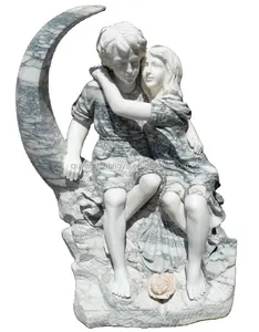 Patung pahatan marmer alami ukiran tangan, Batu Pahat seksi kualitas tinggi dan perempuan