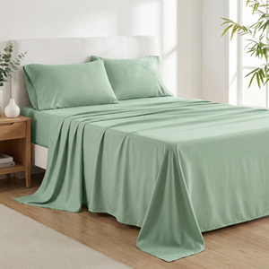 Ensemble de draps en microfibre brossée 80 g/m², design personnalisé HONI, résistant aux plis, certifié OEKO-TEX, Global Source - Product Image 1