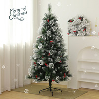 Hochwertiger Künstlicher Weihnachtsbaum für Heimdekoration in Verschiedenen Größen 2ft-8ft für Festliche Feiern Valentinstag Ostern