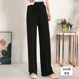 Nouveau design été femmes pantalons à jambes larges minceur décontracté <span class=keywords><strong>pantalon</strong></span> évasé <span class=keywords><strong>taille</strong></span> <span class=keywords><strong>haute</strong></span> lâche Culottes - Product Image 4