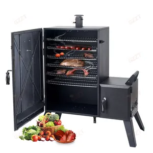 High Quality Outdoor charcoal Commercial Smoked Pork Sausage Meat Machine Fruit Wood Bacon Ham Herring Meat Smoker Machine