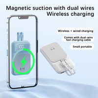 Portable Slim Powerbank 10000mah Power Bank de haute qualité avec câble intégré PD QC3.0 Banque d'alimentation portable à charge rapide