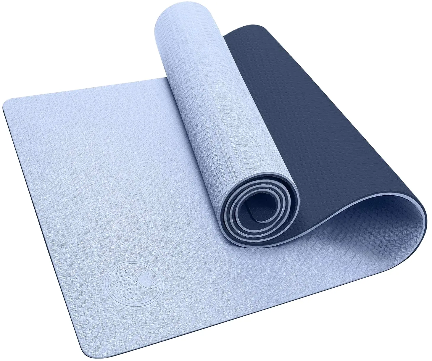 Yoga Mat Antislip Getextureerde Oppervlakte Eco-Vriendelijke Yoga Mat Met Draagriem, Dikke Oefen-En Trainingsmat Voor Yoga