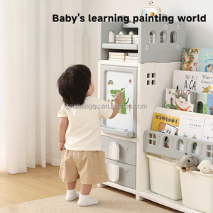 VSUCH Meubles <span class=keywords><strong>Montessori</strong></span> pour enfants, organisateur de jouets et étagère de rangement avec banc, étagère à livres pour enfants, étagères de rangement pour enfants - Product Image 5
