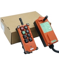 Gran oferta grúa 433MHz SISTEMA DE Control remoto inalámbrico Industrial Universal para cabrestantes 6 botones interruptor de encendido y apagado