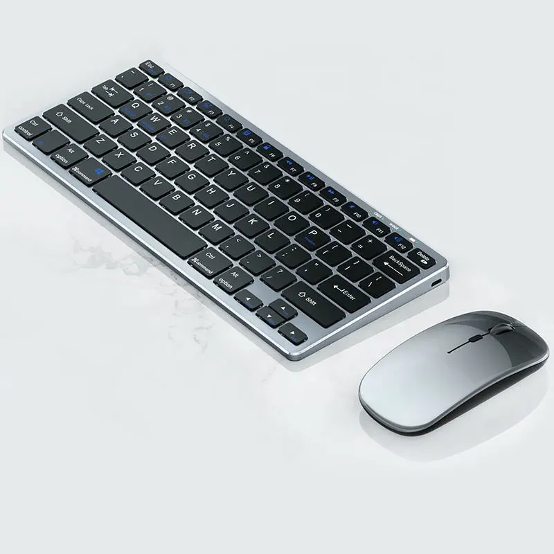 Горячая Распродажа, тонкая беспроводная мини-клавиатура с 3 режимами, 2,4 ГГц