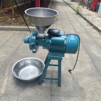 Pulvérisateur portable compact pour céréales humides et sèches en acier inoxydable, faible bruit, pour la maison et l'atelier, machine à moudre le maïs, le riz, le blé, les arachides, les épices et la farine