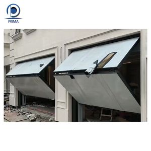 Prima Portes de <span class=keywords><strong>garage</strong></span> modernes pliantes et inclinables Portes de <span class=keywords><strong>garage</strong></span> à lattes en aluminium à montage encastré <span class=keywords><strong>Garage</strong></span> sectionnel - Product Image 1
