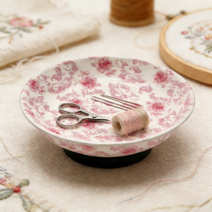 Nouvel Arrivage Bol Magnétique Personnalisé à Motif Floral, Plaque Métallique Ronde avec Aimants Latéraux, Faible MOQ - Product Image 5