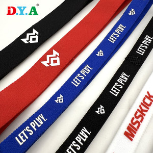 Fabricante personalizado logotipo impresso nylon elástico para esportes headbands vestuário decorativo pescoço fita - Product Image 4