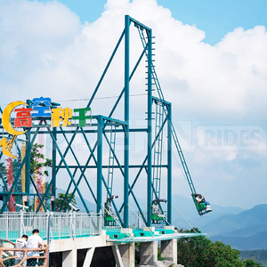 Manège de balançoire sur falaise de 8m à 20m pour parc d'aventure, certifié CE, grand équipement d'amusement extérieur à vendre - Product Image 4