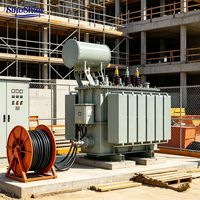Transformateur immergé dans l'huile triphasé à trois enroulements 50/60Hz 115kV 35kV 10,5kV 40MVA pour la transmission d'énergie haute puissance