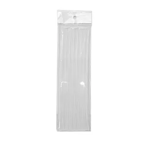 8pcs per bag transparent elastic silicone hot melt glue stick 7*190mm taiwan