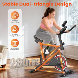 Vélo <span class=keywords><strong>de</strong></span> spinning magnétique professionnel pour la maison et le commerce, idéal pour l'exercice aérobie et le fitness en intérieur - Product Image 5