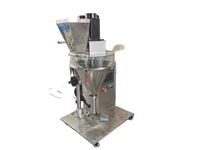 Machine de remplissage de poudre économique pour petites entreprises, machine de remplissage et de bouchage de poudre, remplisseur à vis sans fin semi-automatique haute précision