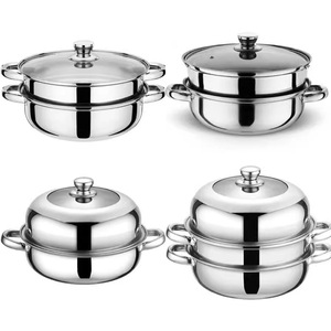 หม้อนึ่งสแตนเลส 28 ซม. 304 หลายชั้น สำหรับใช้ในครัว - Product Image 5