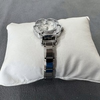 Orologio al Quarzo in Stile Italiano di Tendenza, con Cinturino in Acciaio Inossidabile, Quadrante in Vetro e Lancette, Cassa da 9mm, per Uomo e Donna - Moda