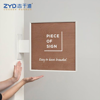 Signalétique acrylique peinte spécialisée, texte en braille 3D, impression UV, plaque d'information pour toilettes publiques