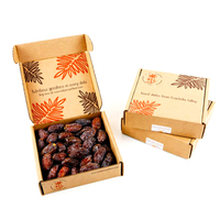 Boîte-cadeau d'emballage de dates arabes du ramadan imprimées personnalisées boîtes de dates medjool vides avec séparateur