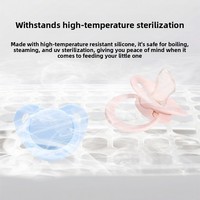 Sucette en silicone de qualité alimentaire pour adultes, pour soulager l'anxiété, favoriser le sommeil, confortable, avec une conception de bouche standard pour la relaxation du stress