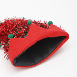 SYH1036 Sombrero <span class=keywords><strong>de</strong></span> Navidad <span class=keywords><strong>de</strong></span> fieltro con luz LED festiva para niños para fiestas <span class=keywords><strong>de</strong></span> vacaciones Playa Pesca Aventuras al aire libre Nochevieja - Product Image 4