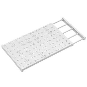 Extendable Tiered Storage <b>Shelf</b> Wall Mounted Kitchen Bedroom Desk Organizer Rectangle Portable With Dividers - Product Image 3