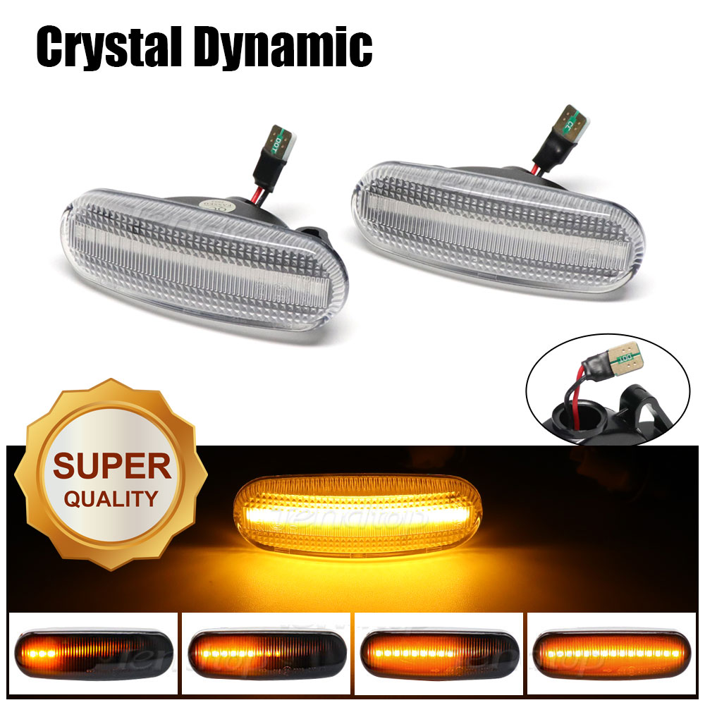 Lente de cristal luces ámbar-Super calidad